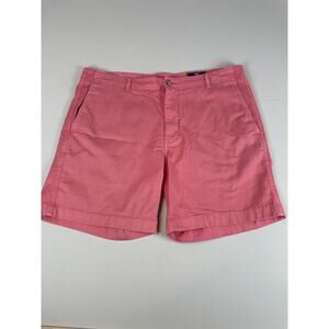 Vineyard Vines Salmon Pink Chino Shorts Size 36 Cotton